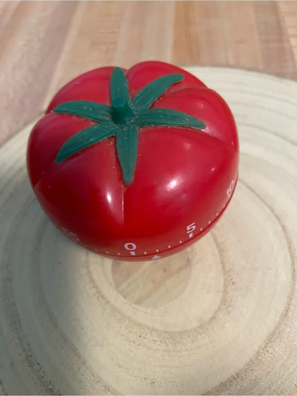 Red Tomato Kitchen Timer - Manual Countdown Timer